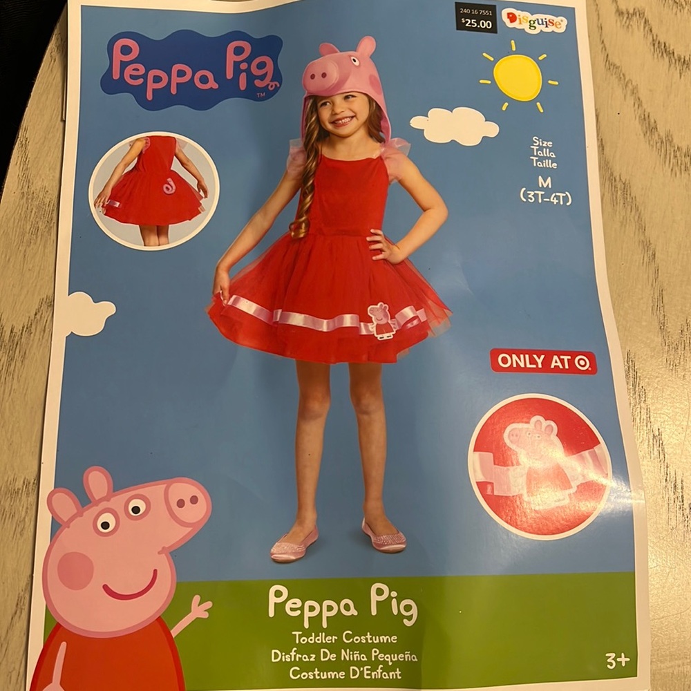 Peppa Pig Toddler Costume